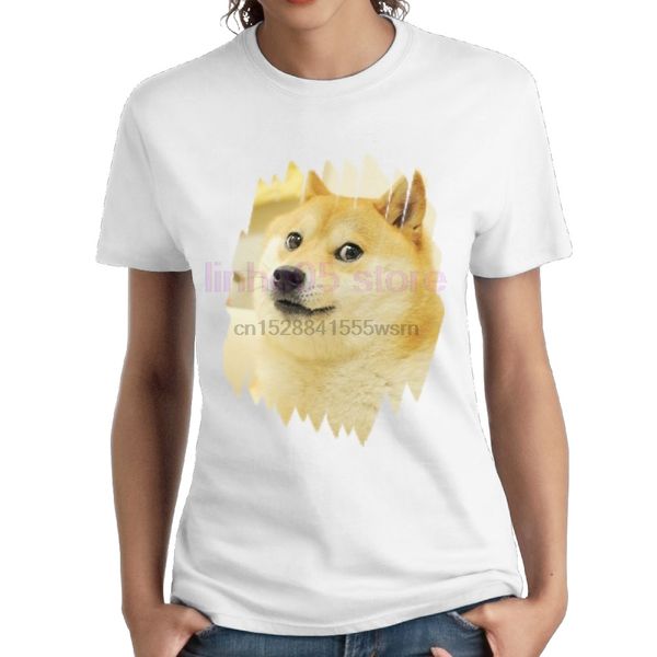 

2020 men doge dog meme face round neck t shirt cotton fashion printed tee shirt for lady