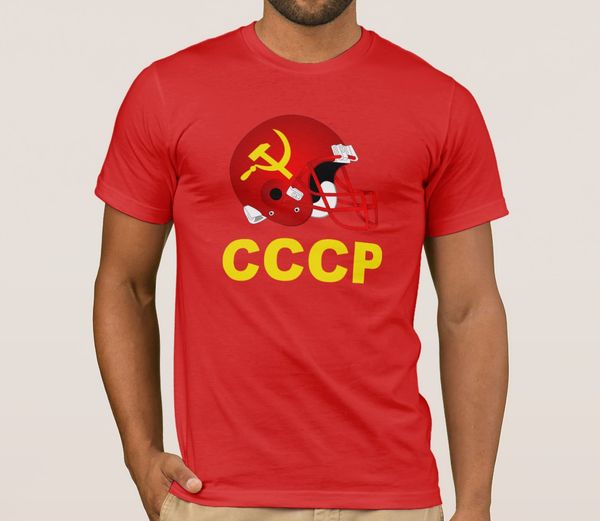 

cccp t-shirt of american football t-shirt