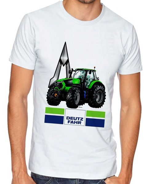 

deutz fahr tractor men white t shirt(1