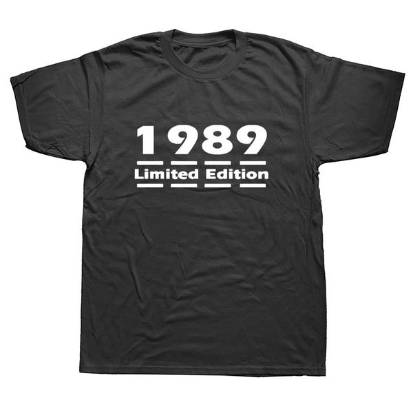 

novelty limited edition 1989 t-shirt mens short sleeves oversized streetwear hip hop printed t shirts tees