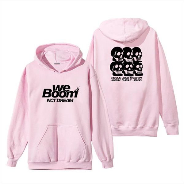 

fadun новый nct мечта kpop мы boom альбом printed толстовки толстовка женщины мужчины повседневная одежда горячие продажа kpops стрит с капю, Black