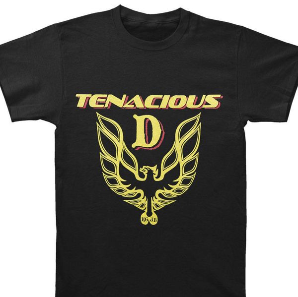 

лето whites мода футболка tenacious d men's firebird t shirt black