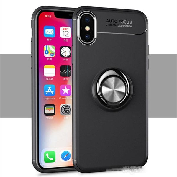 

armor case for oneplus 6 tpu metal bracket phone protective shell vehicle magnetic for one plus 6 phone case b