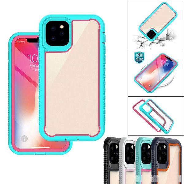 

2021 shield shockproof case phone back cover for iphone 11pro max 6/6splus military drop armor silicon tpu case for iphone 12 new