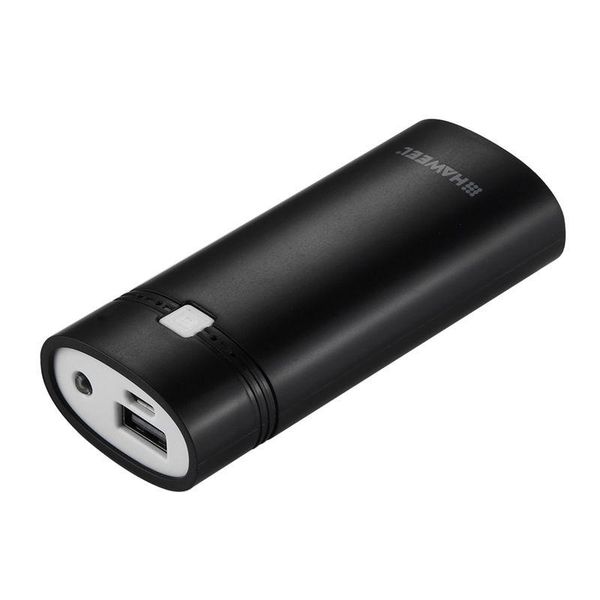 

haweel diy 2x 18650 battery (not included) 5600mah power bank shell box with usb output & indicator for iphone galaxy and other smartphones