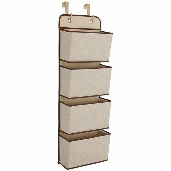 

storage boxes & bins 4 pocket bathroom hanging organizer wall door hanger shower caddy basket