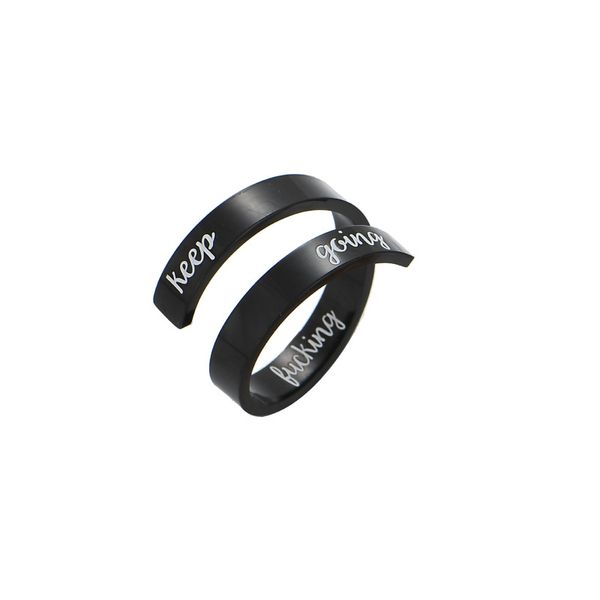 

new double-layer selling jewelry ornaments personality trend men's titanium steel ring, Silver