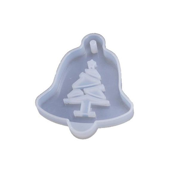

fast shipping new diy crystal epoxy mold hanging christmas tree elk pendant bag decoration silicone mold epoxy resin molds