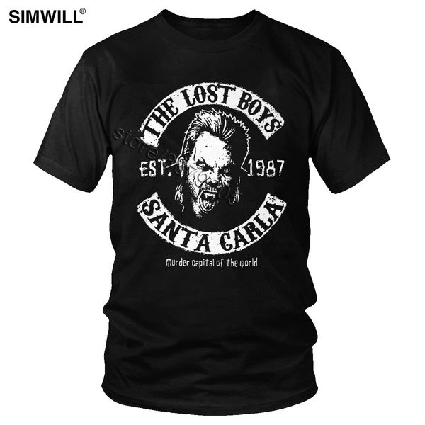 

the lost boys santa carla t-shirt men's cotton graphic tees short sleeve round collar t shirts stylish shirts plus size