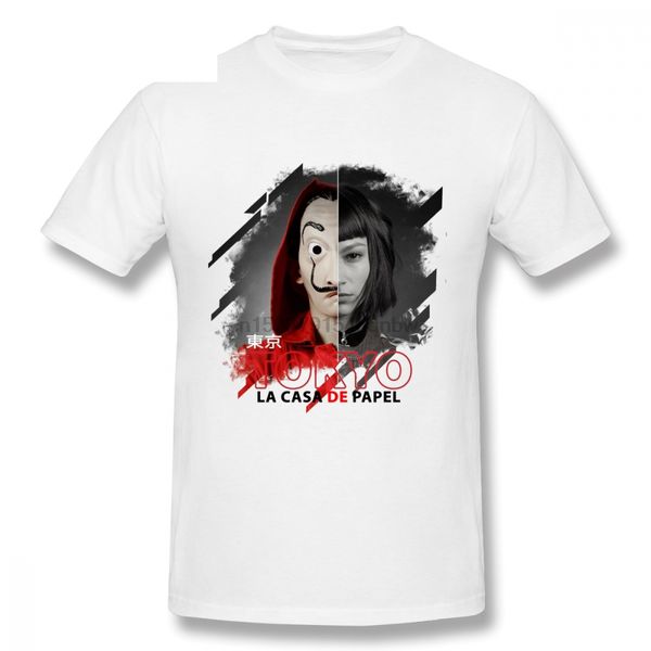 

vintage design tokyo casa papel t shirt money heist tees for men plus size tee