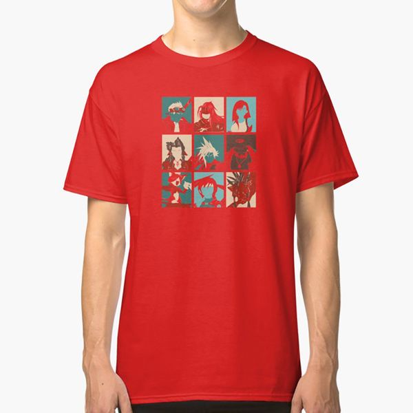 

заключительный pop тенниска final fantasy 7 ff7 barrett ff7 remake поп-арт облако clad strife cloud strife tshirt облако tshirt