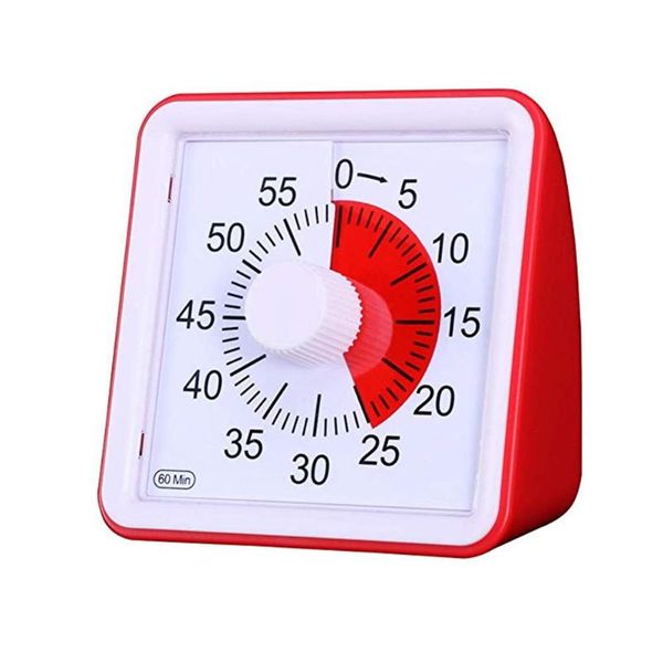 

desk & table clocks 60 minute visual timer silent time management tool for classroom conference countdown children and adults clock