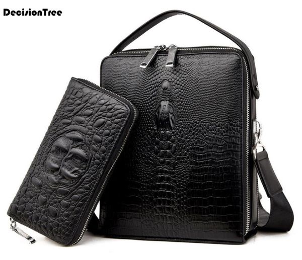 

fashion genuine leather briefcase for business men laphandbag large capacity travel bag solid shoulder bag