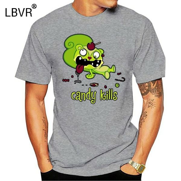 

happy tree friends candy kills t shirt short-sleeve casual o-neck t shirts