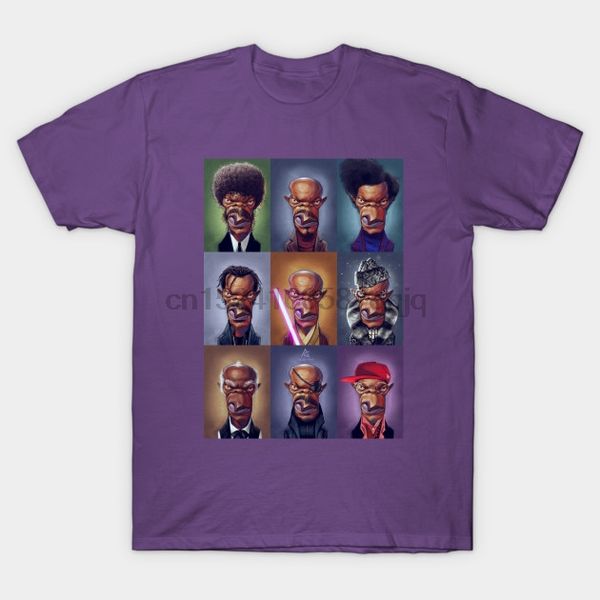 

мужчины футболка samuel l. jackson t-shirt женщины тенниска