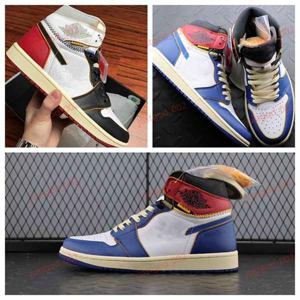 

вскользь shoesxshfbcl высокого качества union la x 1 high og nrg белый шторм синий varsity красный волк серый баскетбол обувь для мужчин 1s, Black;red