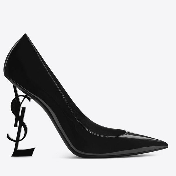 

with box women high heels ankle sandal strappy calf leather shoes double metal buckle lady summer party dress wedding ysl shoes f6y, Black