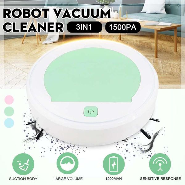 

fully automatic 1500pa smart robot vacuum cleaner sweeping mop floor usb charging intelligent strong dirt home machine