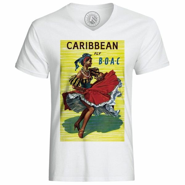 

t-shirt carribean caraibes dance salsa retro vintage fly travel voyages