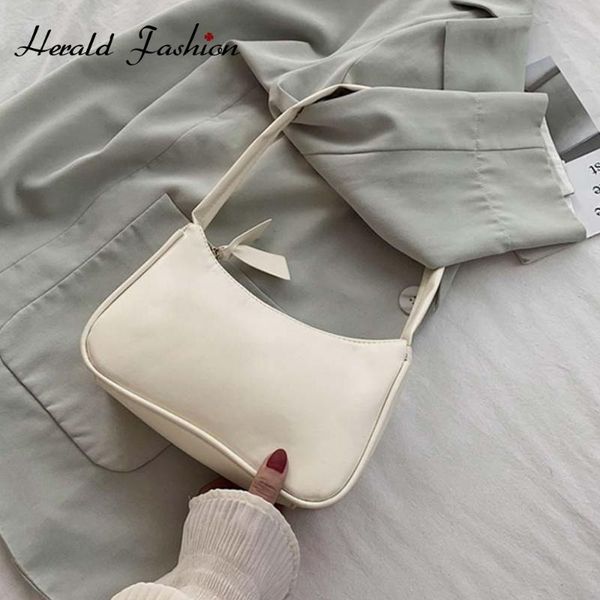 

trendy mini handbag women simple elegant small shoulder bag vintage female subaxillary bags casual retro mini shoulder bag