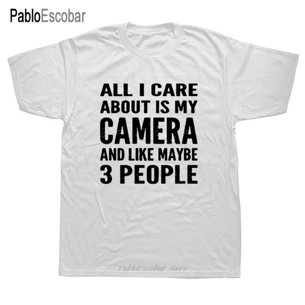 

all i care about it my camera funny t shirt pgrapher gift picture shirt loose black men tshirts tees