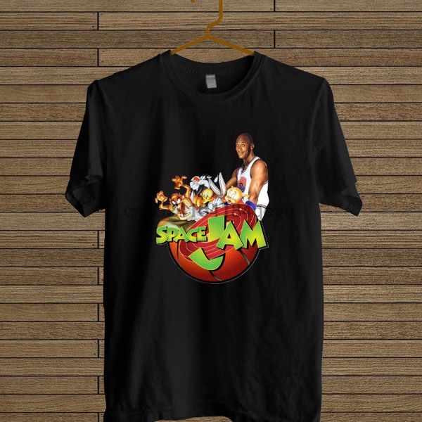 

hot space jam баскетболу looney tunes новый черная футболка