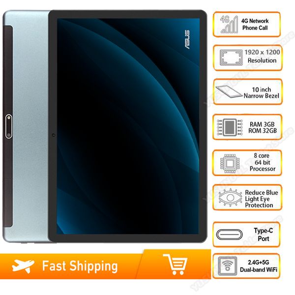 

2.5d glass 1920*1200 ips hd screen 10 inch android 9.0 pie os ips 3g 4g dual sim cards 3gb ram 32/64gb rom phone call tablet pc