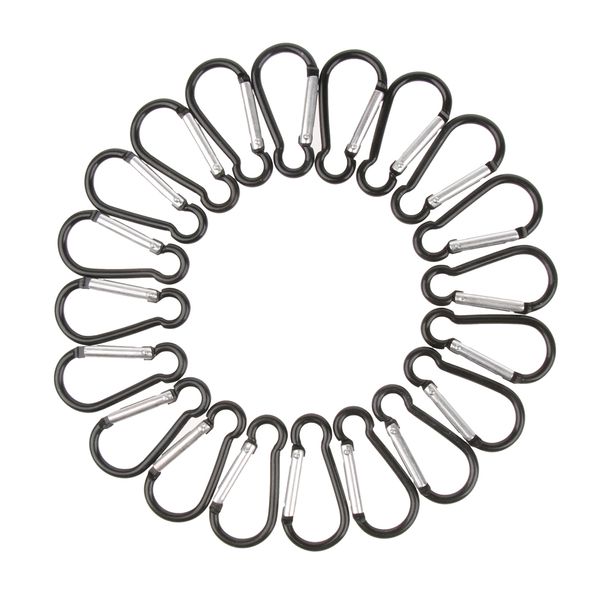 

20шт алюминиевого сплава тыква-образный карабины брелок пряжки на открытом воздухе