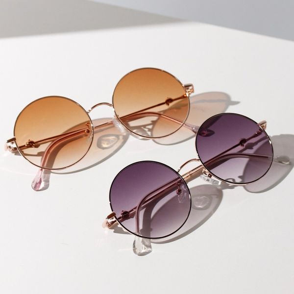 

new fashion vintage round mirror sunglasses women original design black sun glasses female oculos, White;black