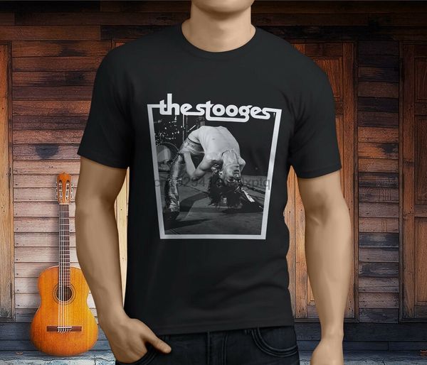 

new iggy and the stooges rock pop music mens black t-shirt size s-3xl