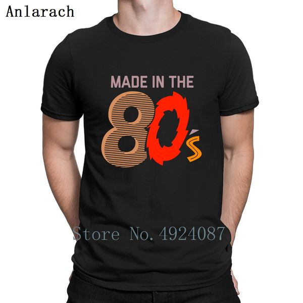 

made in the 80s t shirt fit summer slogan new fashion tshirt men cotton simple streetwear cool printed