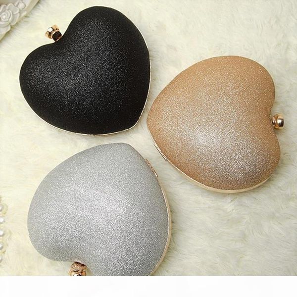 

ljl women heart pearl bag fashion evening bag part time must have bag shoulder messenger mobile phone case