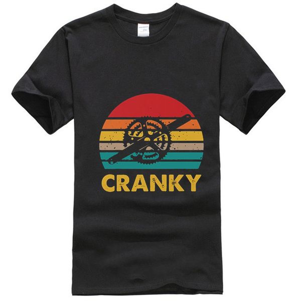 

мужчины тенниска велосипед cranky ретро урожай велоспорт tshirts женщины футболку