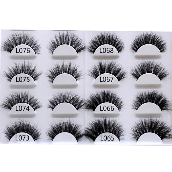 

false eyelashes 1 pair natural 3d mink hair soft long thick eye lashes wispy makeup beauty extension tools