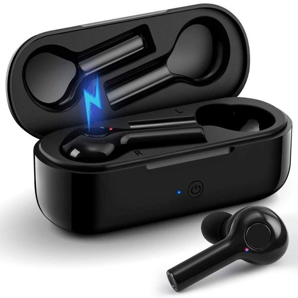 

joinrun wireless bluetooth earphone for huawei mobile stereo earbud sport ear phone with mic portable charging box