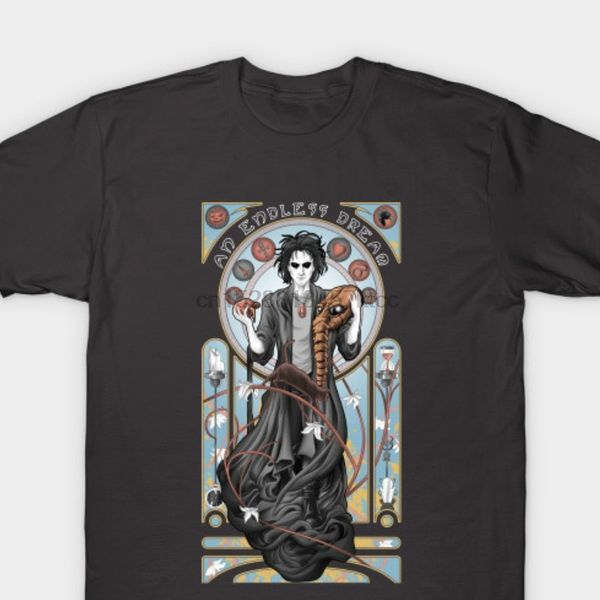 

100% cotton o neck custom printed tshirt men t shirt an endless dream sandman women t shirt