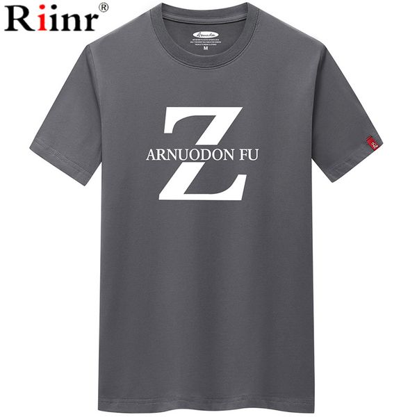 

riinr 2020 new summer fashion tee shirt men large size clothes men t-shirt letter print o-neck short sleeve casual cotton 6xl