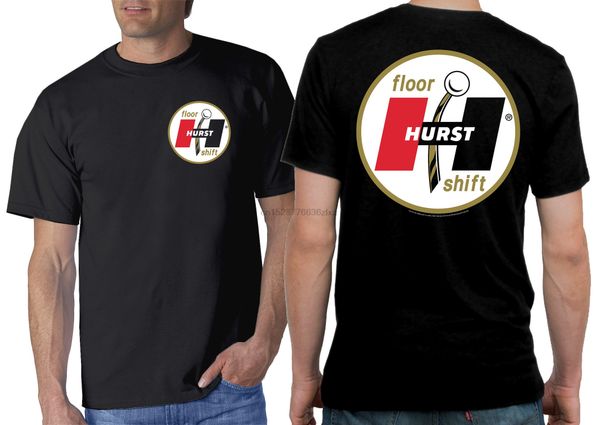 

shirts hurst gold floor shift black t-shirt hurst shifter wheels decal drag gasser