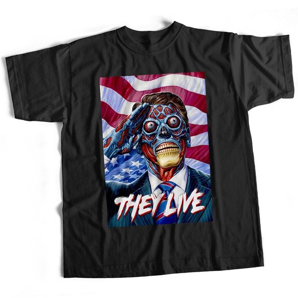 

they live movie film t shirt halloween 80s sci fi scary horror black men women tee shirt
