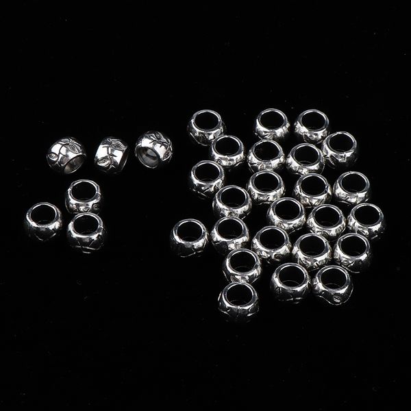 

30 pieces hair braid diy dread dreadlock beads braids cuffs beard clip sets