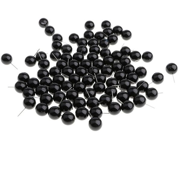 

100 шт черный пластиковые глаз наборы для иглы валяние медведь игрушки куклы