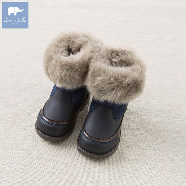

dave bella autumn winter babay boy girl snow boots brand shoes db5539, Black;grey