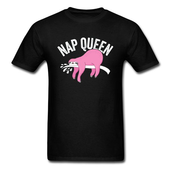 

nap queen t-shirt men geek tshirt ajax tees for male cotton black t shirts swag streetwear moto biker funky clothes