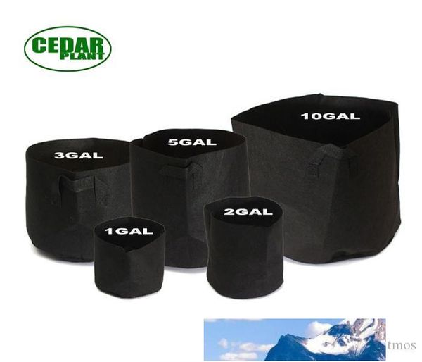 

100pcs moq planting bag wholesale non-woven fabric pots plant pouch root container flower/vegetable growing pots garden planters home