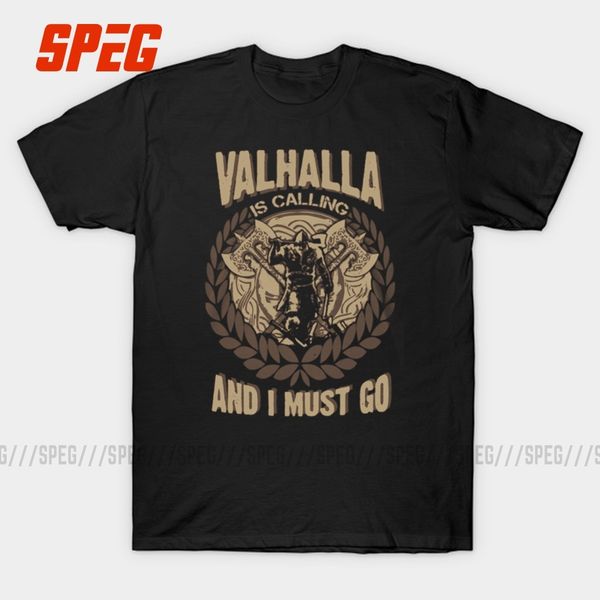 

viking t shirt valhalla is calling and i must go men summer customised t-shirts o neck clothes cotton short sleeve male tee