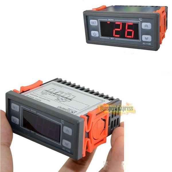

220v/110v/12v/24v 12v digital temperature controller temp thermostat probe led with sensor wire 2m