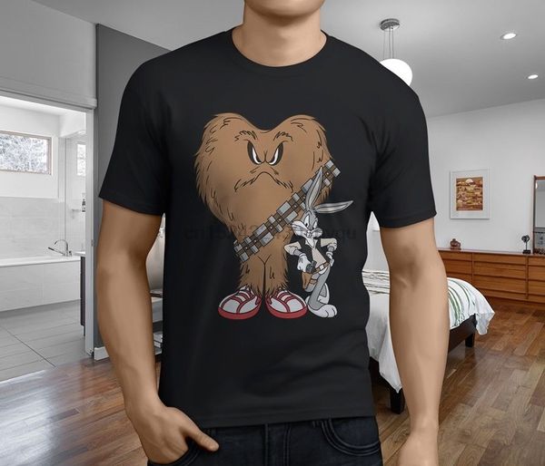 

new cool bugs bunny gossamer red hairy monster mens black tshirt s-3xl