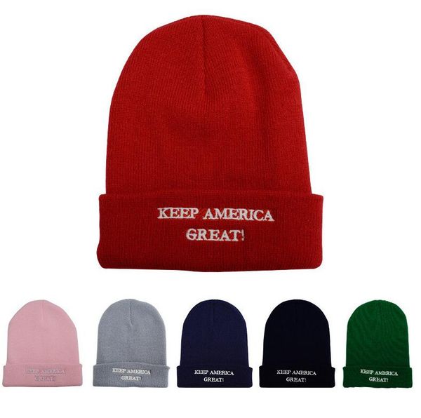 

president trump knit hat winter warm beanies keep america great donald trump 2020 embroidered letters beanie skull cap hats ear muff d91002, Silver