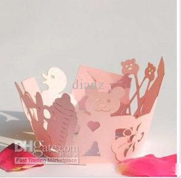 

cupcake wrappers wraps liners for weddings,baby showers,christenings party favor