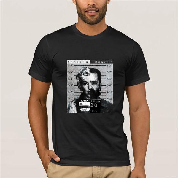 

fashion t shirt 100% cotton manson mugsmen's cartoon fun t-shirt
